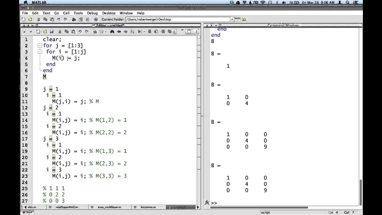 Nested For Loops - YouTube