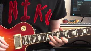 Slash Lesson - Serial Killer (solo slow video lesson) chords