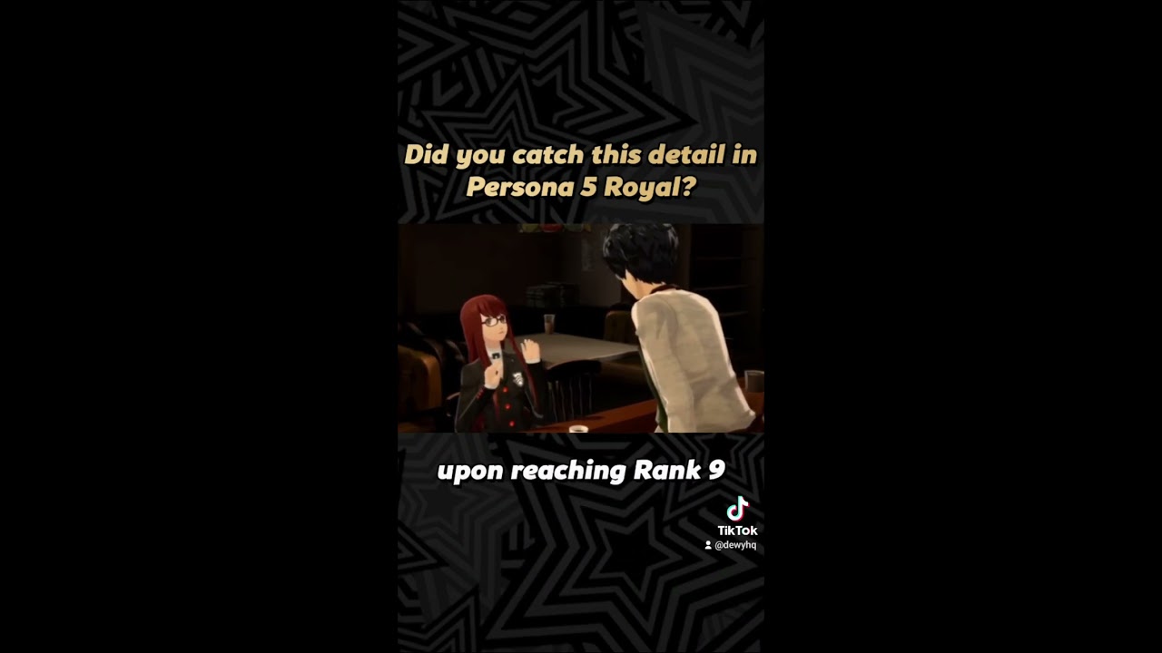 Did You Catch This Small Detail In Persona 5 Royal Confidant Stars
