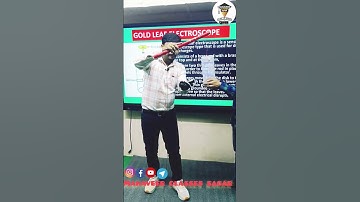 gold leaf electroscope | #bhagwansir #scienceexperiment #physics #board #mahaveerclasses