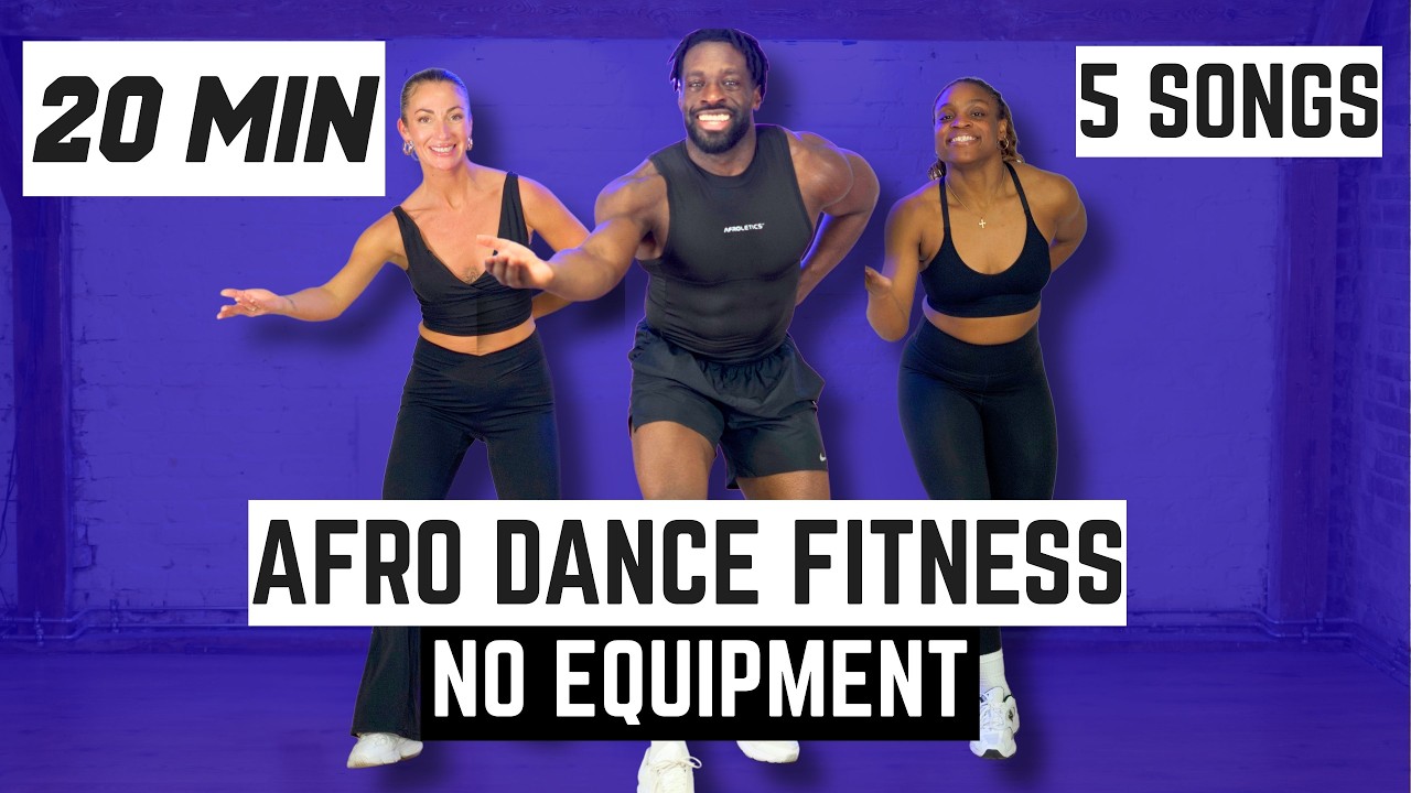 20 Min Afro Dance Fitness Workout | Full Body Cardio | Burn Calories ...