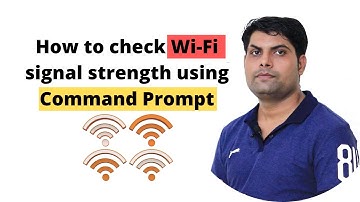 #wifi #wifisignal #cmd How to check Wi-Fi signal strength using Command Prompt
