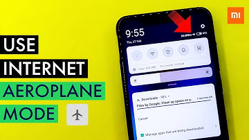 How To Use Internet On Aeroplane Mode On Any Xiaomi Device | Miui 11 Secret Features