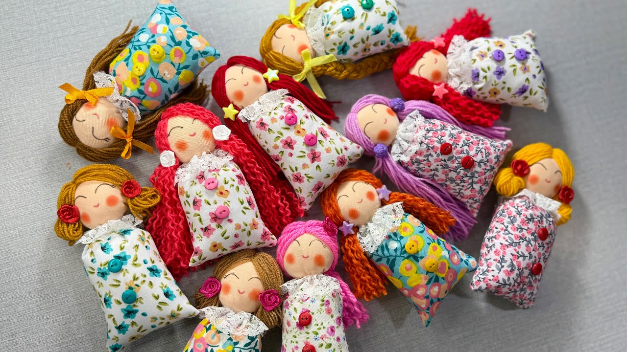 “Handmade Fabric Doll with Love”🌹