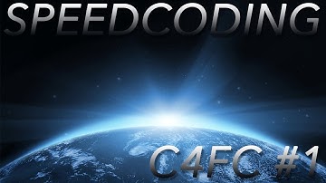 Speedcoding - C4FX Website part #1