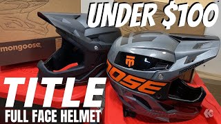 Best Full Face MTB Helmet Under $100 - Mongoose Title Full Face Helmet