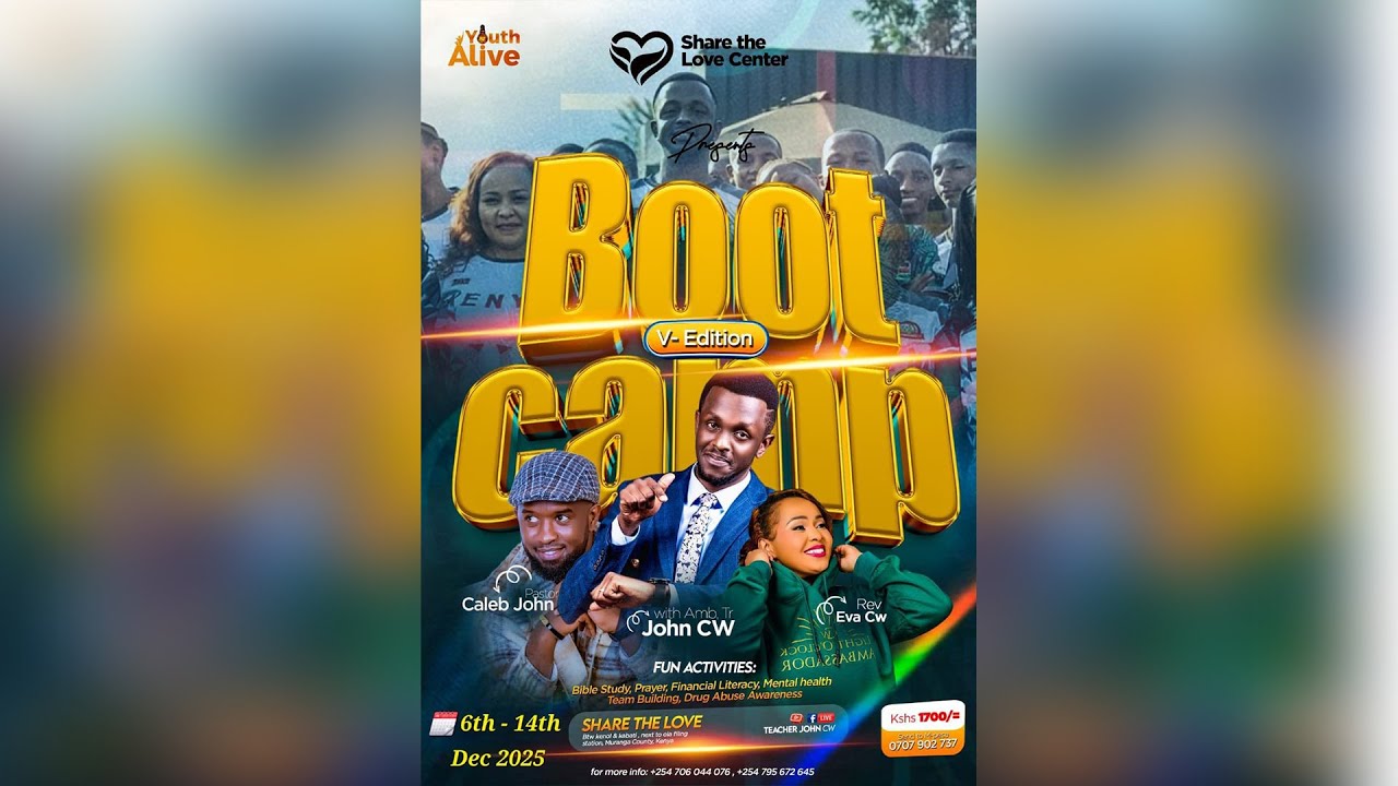 YOUTH ALIVE BOOTCAMP DAY 04 WITH TR JOHN CW 09-12-2025. - YouTube