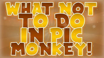 What NOT To Do When Using PicMonkey!