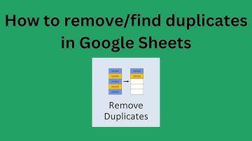 How to find duplicates in Google Sheets || How to remove duplicates in Google Sheets (in 10 seconds)