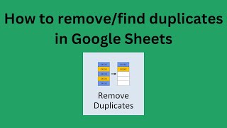 How to find duplicates in Google Sheets || How to remove duplicates in Google Sheets (in 10 seconds)