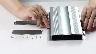 129×29mm One-Piece Aluminum Enclosure | Long Body Housing for Embedded IoT &amp; Signal Devices