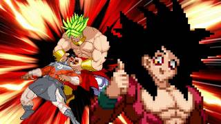 Broly vs Thragg Part I - [Sprite Animation]