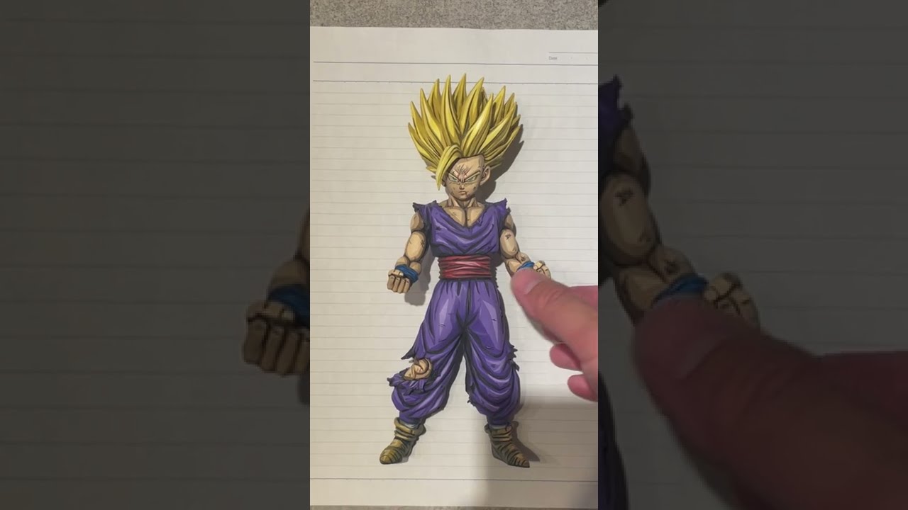 コミック・アニメ Gohan SSJ MSP Repaint 2D コミック・アニメ Gohan