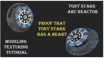 TONY STARK ARC REACTOR TEXTURING tutorial