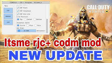 NEW UPDATE CODM VNG | ITSME RJC+ IMGUI FREE MOD MENU