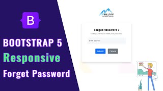 Responsive Forget Password Form Using Bootstrap 5 | Bootstrap 5 Form | Bootstrap 5 Project In Hindi