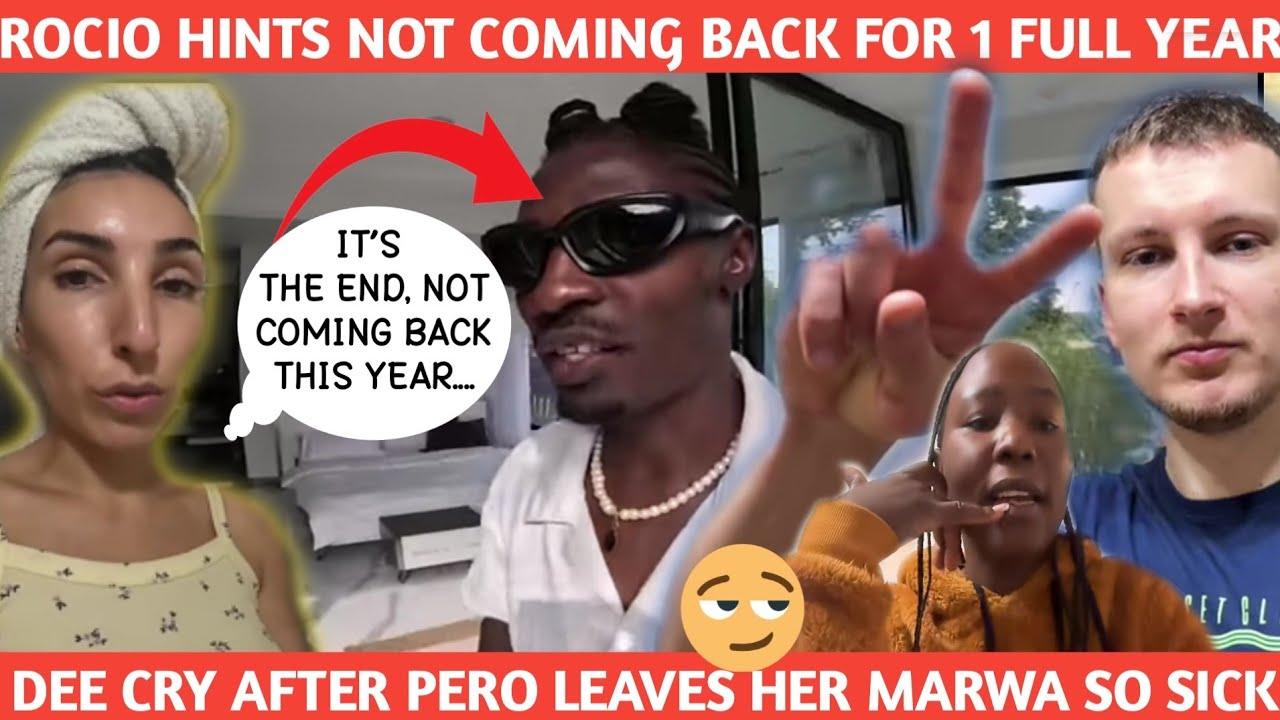 SAD UPDATE😫ROCIO CABRERA NOT COMING BACK MARWA DÉPRESSED SICK LONELY DEE MWANGO BANNED FROM TRAVEL?