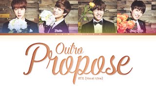 Bts vocal Line  Outro Propose color Coded S Hanromeng