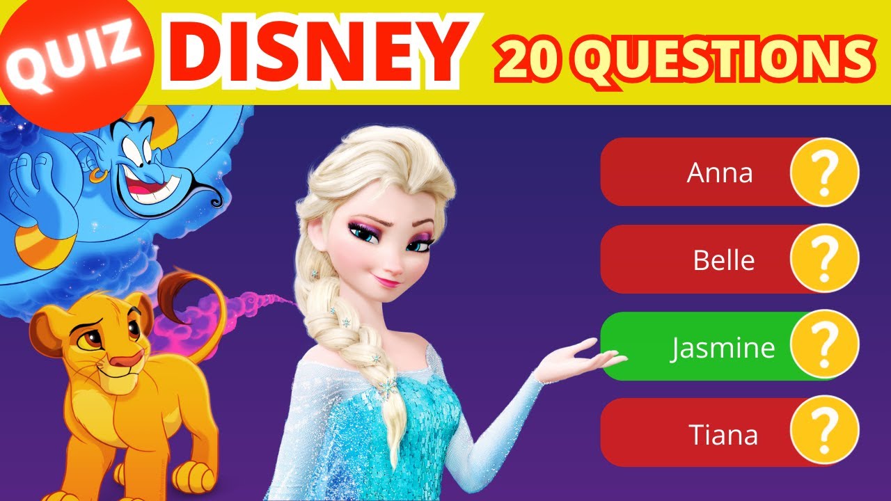 Quiz Disney, Notes Cinématique