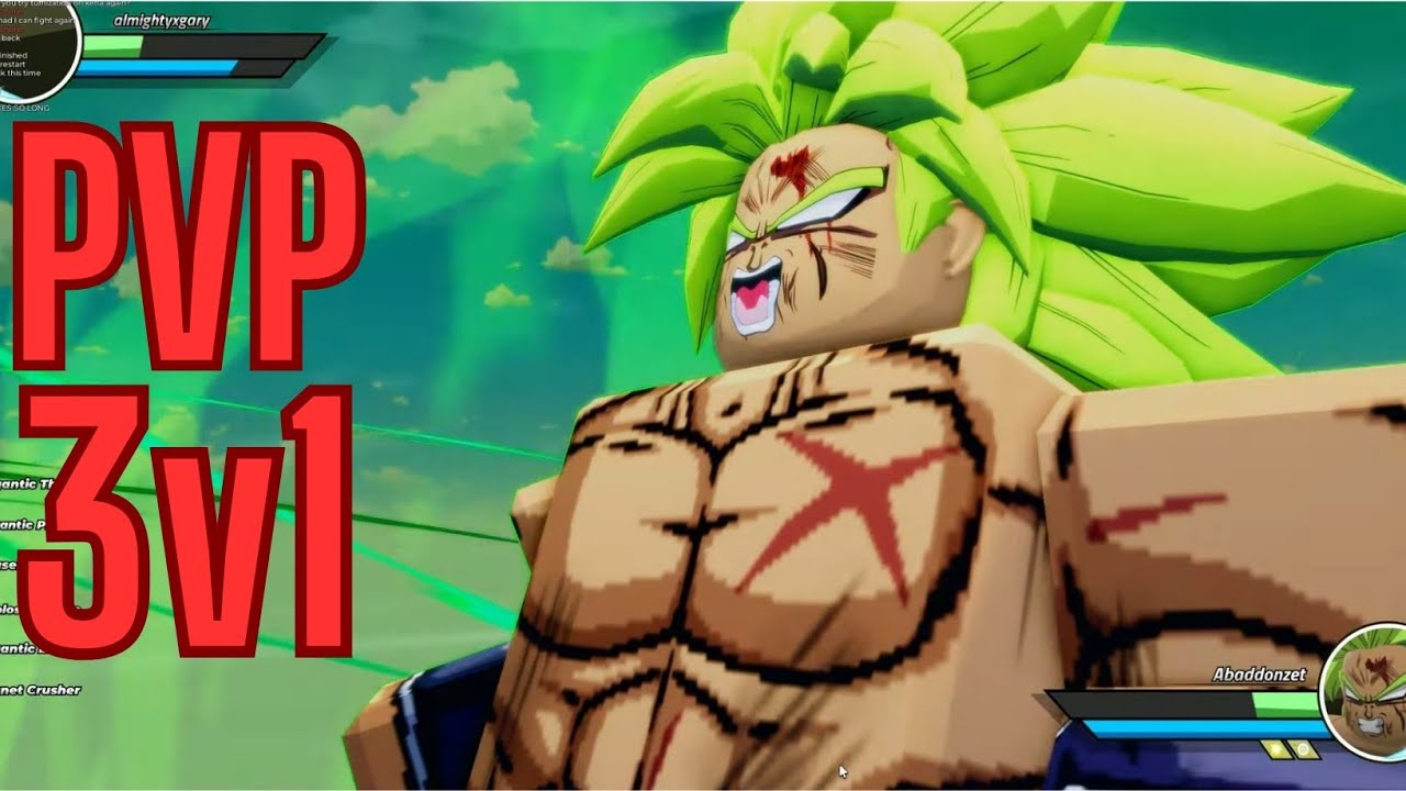 Broly Super Domination PvP in Dragon Ball Nexus! | Roblox DB Nexus Gameplay