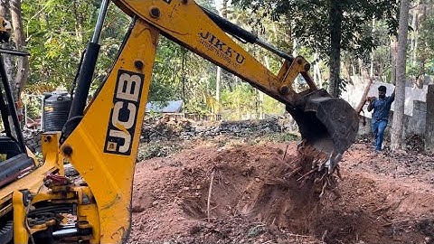 Jcb 3dx pulling out huge tree root | #jcbbackhoe #jcb #jcb3dx #jcbvideo #jcbmachine #jcbcartoon