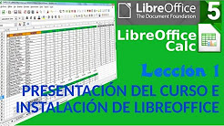 Curso de LibreOffice Calc - Tu Hoja de CÃ¡lculo - Playlist 