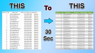 #shorts | Present Excel data to boss in 30 sec time | Super trick impress your boss | work smart 🙏🙏 screenshot 2