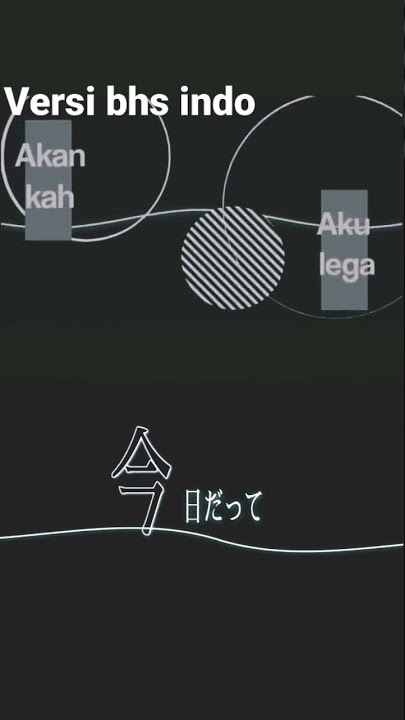 lagu tada koe hitotsu versi bhs indo yang ingin full video bisa cari di komentar versi bhs jepang