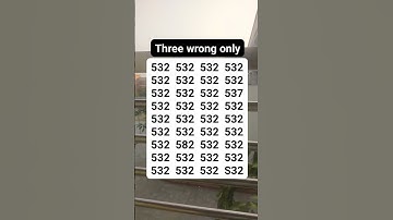 Three wrong only #brainteaser #search #find #shortvideo