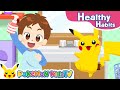 Wash your hands with pikachu  healthy habits song  pokmon song  pokmon kids tv
