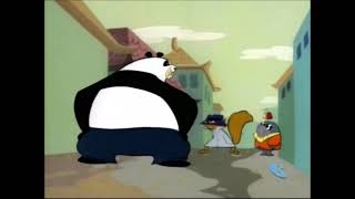 Secret Squirrel Imitating Sumo Wrestler