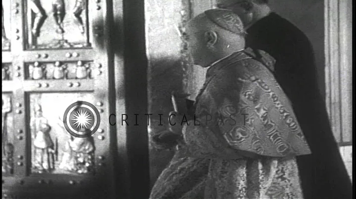 Bishop Francis Joseph Cardinal Spellman performs r...