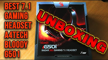 BEST PUBG HEADSET A4 Tech 7.1 Bloody G501 UNBOXING