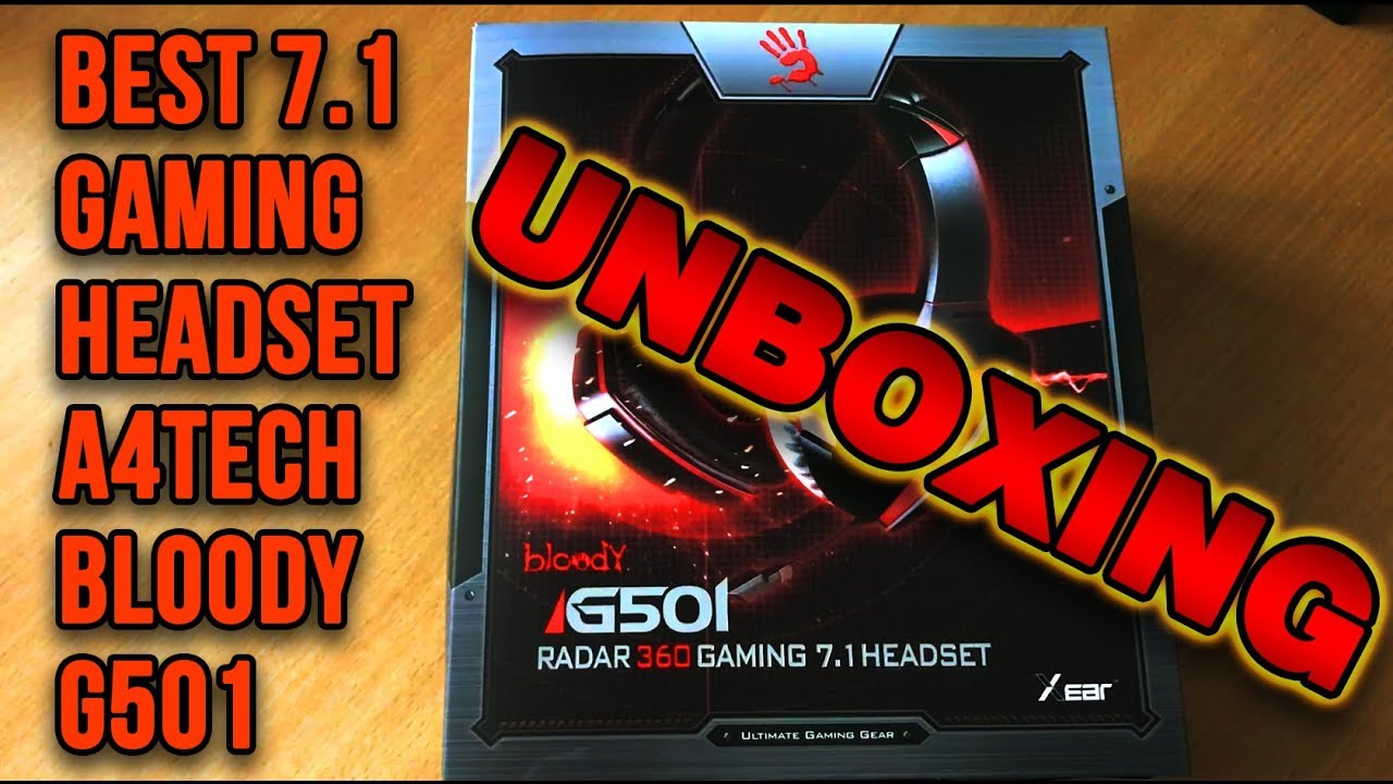BEST PUBG HEADSET A4 Tech 7.1 Bloody G501 UNBOXING