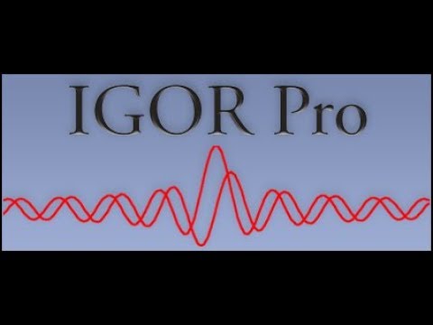 Making a Basic Figure in IGOR Pro