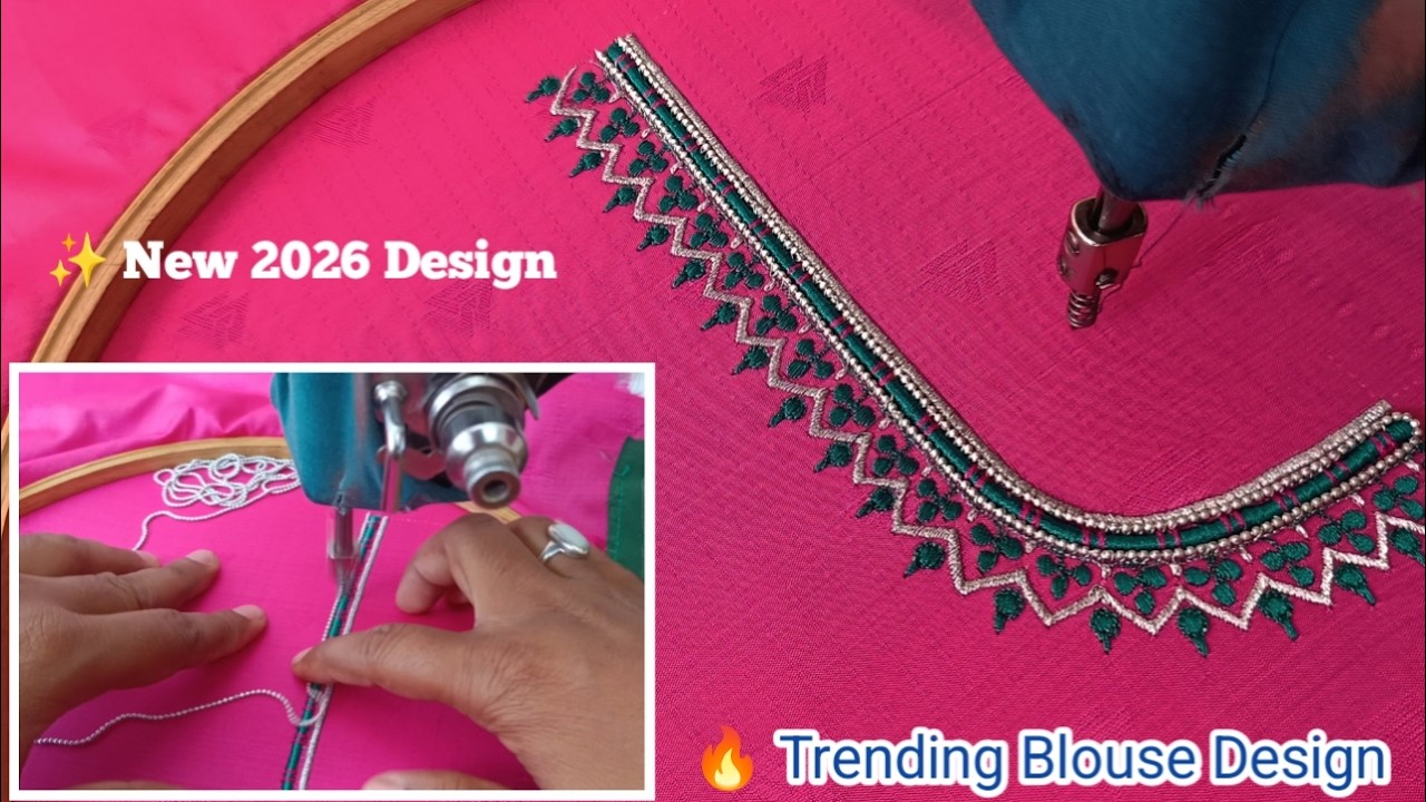 Trending Hand Embroidery Designs || Latest Blouse Design Ideas || New Blouse Embroidery Designs