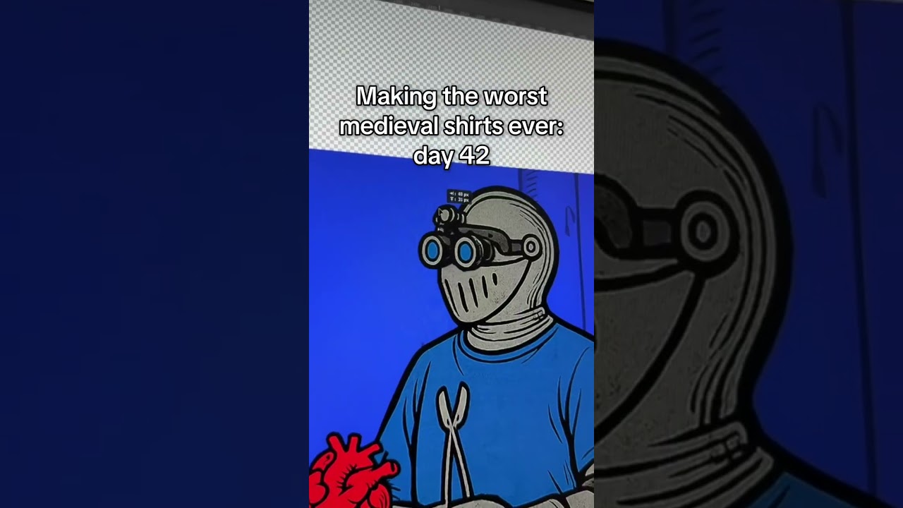 Making the worst medieval shirts ever: day 42