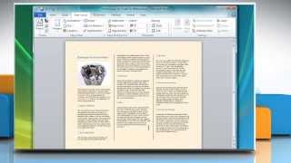How to Make a Tri-Fold Brochure in Microsoft® Word