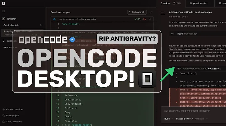 OpenCode Desktop: RIP Claude Code? Is it REALLY SPECIAL?
