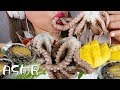 인기좋은 해산물 통낙지 통전복 리얼사운드먹방 MOST POPULAR SEAFOOD OCTOPUS ABALONE MANGO ASMR MUKBANG