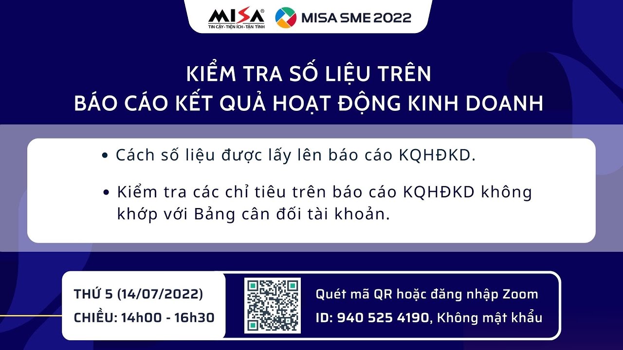 [Chia sẻ] HƯỚNG DẪN KIỂM TRA SỐ LIỆU TRÊN BÁO CÁO KẾT QUẢ HOẠT ĐỘNG KINH DOANH – CHIỀU 14/07