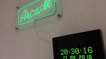 [Update] LED Dot Matrix Pong Clock
