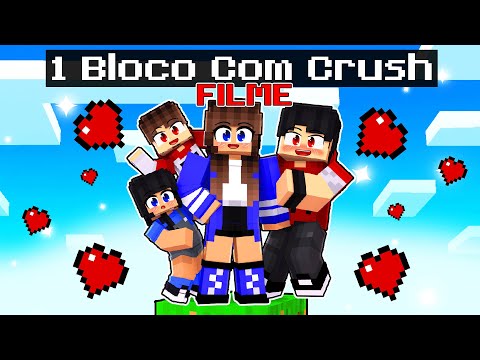 PRESA com MEU CRUSH em APENAS UM BLOCO - FILME no Minecraft ◂Miika▸