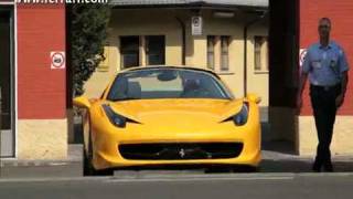 458 spider - fernando alonso special test drive