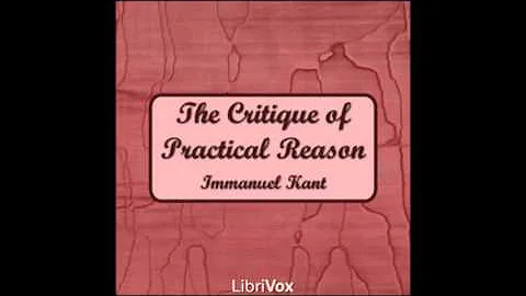 The Critique of Pure Reason by Immanuel Kant (FULL Audiobook) - part (1 of 3)