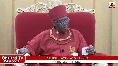 Chief Edwin Woghiren, The Ima Of Benin Felicitates with His Royal Majesty Oba Ewuare II
