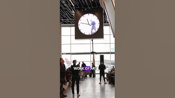 Man in the clock | Amsterdam Airport Schiphol