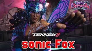 Tekken 8 Feng (Sonic Fox) - Tekken 8 High Level Gameplay