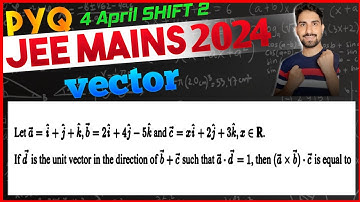 Let a=i +j +k, b = 2i +4j -5k & c = xi +2j +3k, x∈R. If d is the unit vector in the direction of b+c