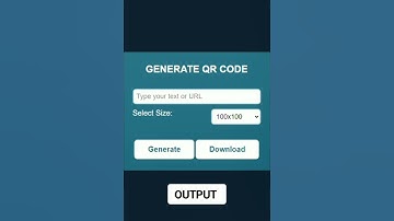 QR Code Generator Using JavaScript | QR Code Generator